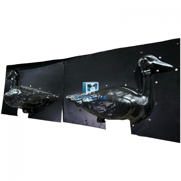 Matrita BARZA TATA 60 cm H - set 2 bucati fata si spate [5]