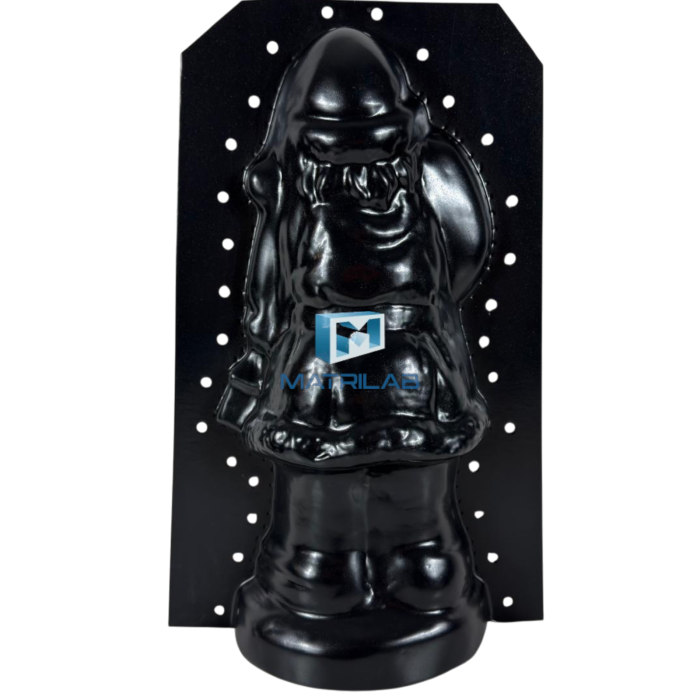 Matrita Santa Claus  50 cm H - set 2 bucati fata si spate [7]