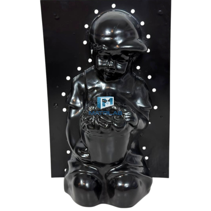Boy with flowers mold 43 cm H [3]