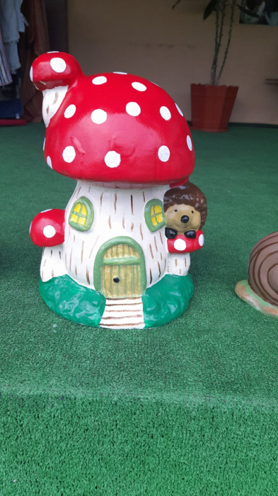 Matrita Ciuperca Casa 34.5 cm H - set 2 bucati fata si spate [13]