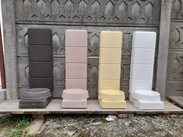 Matrita Fantana Gradina Travertin - Set 3 piese [2]