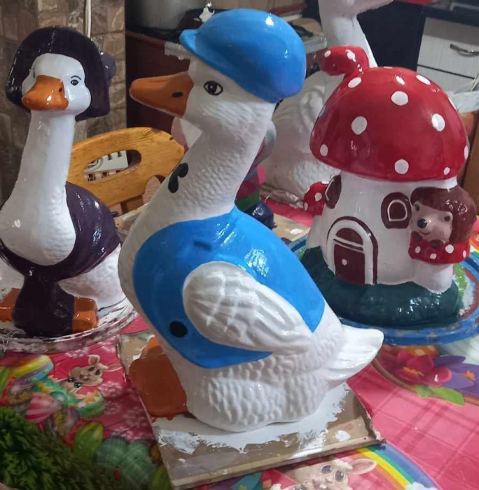 Matrita Gascan cu palarie 44 cm H - set 2 bucati fata si spate [8]