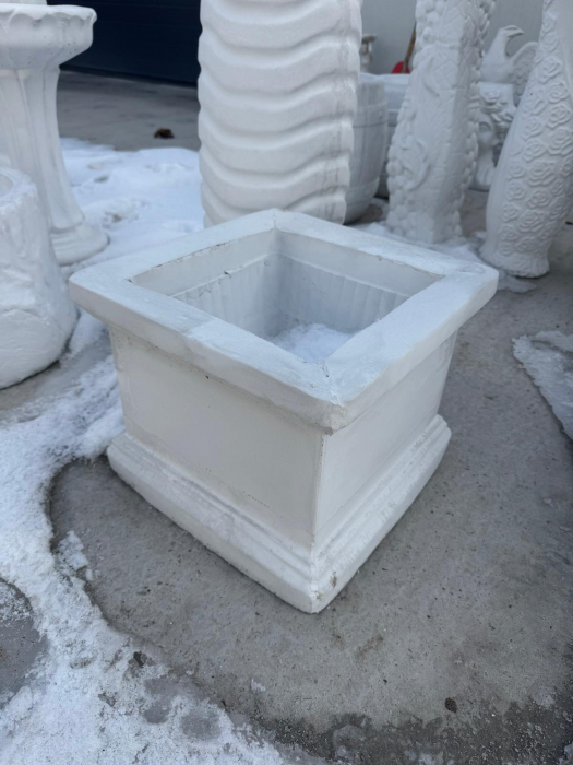 Matrita Jardiniera beton CUBO  35.5x35.5x27 cm [4]