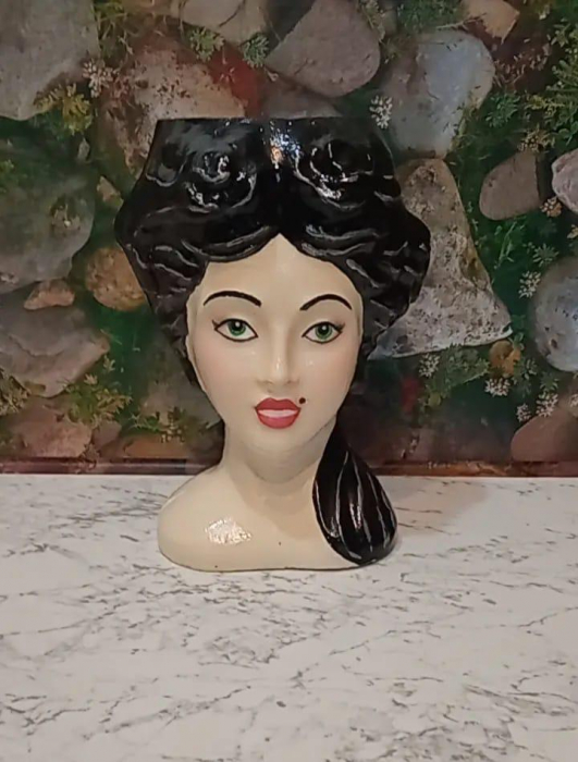 Matrita Ghiveci Cap Femeie  32 cm H [4]