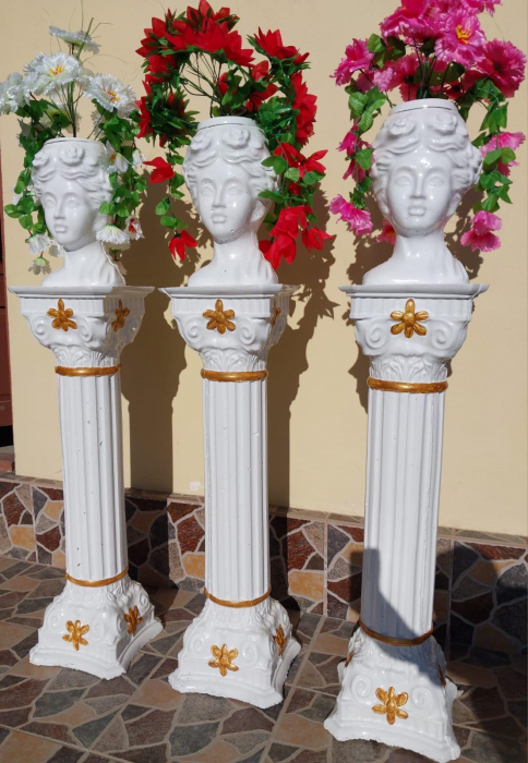 Matrita Ghiveci Cap Femeie  32 cm H [10]