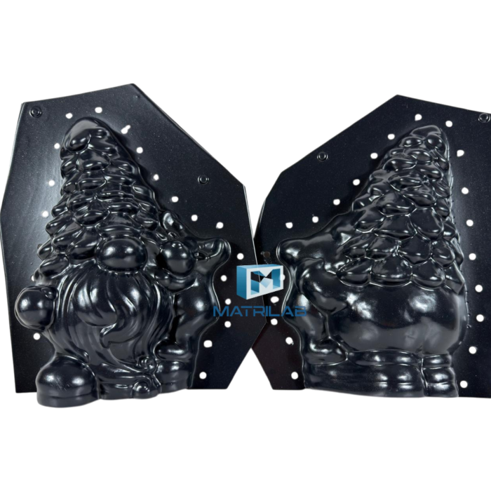 Matrita Gnom brad de Craciun  34 cm H - set 2 bucati fata si spate [3]