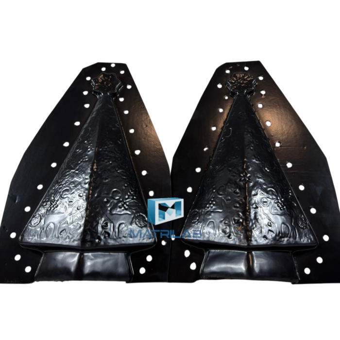 Matrita Bradut  38 cm H - set 2 bucati fata si spate [6]