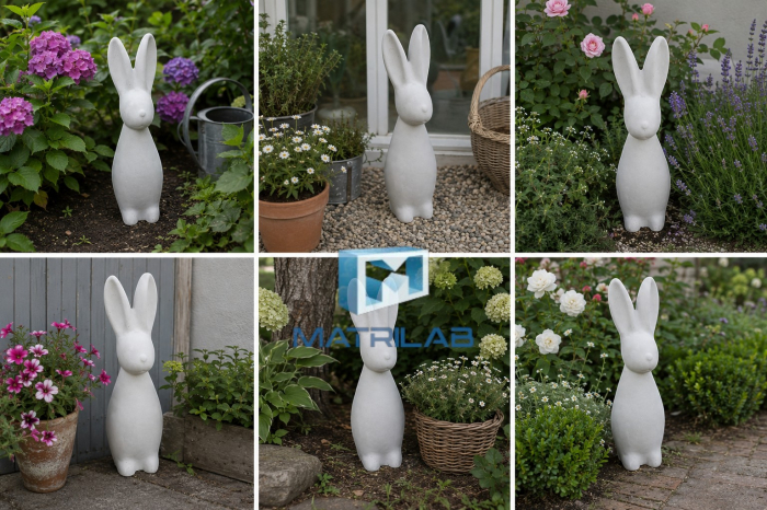 Garden bunny mold 48 cm H [6]