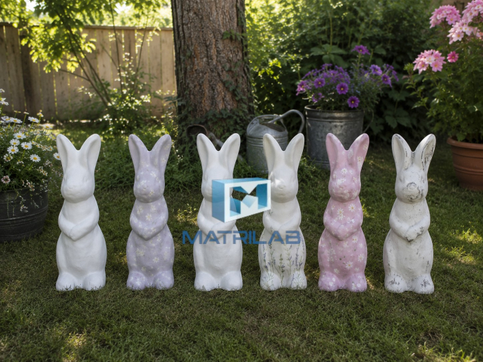 Cute rabbit mold 43 cm H [7]