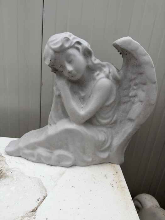 Matrita Ingeras care doarme de dreapta  34 cm H - set 2 bucati fata si spate [2]