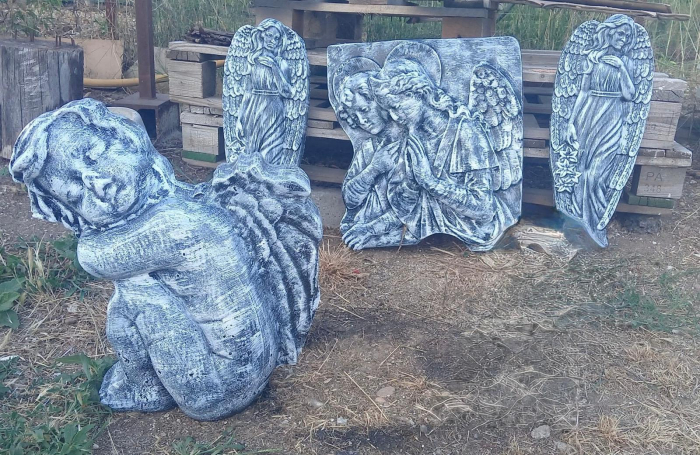 Matrita INGERAS STATUETA 50 cm H - set 2 bucati fata si spate [3]
