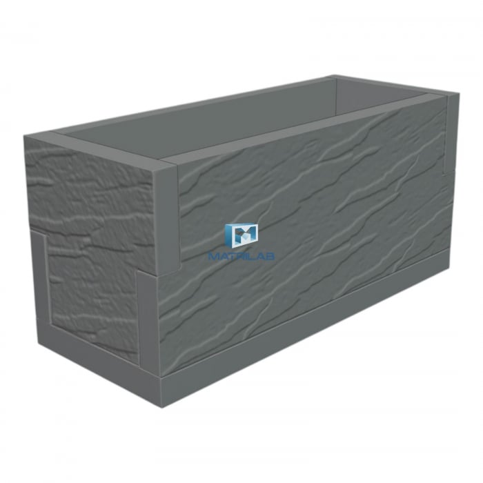 Matrita Jardiniera beton DELUXE  99.5x40x39.5 cm [1]