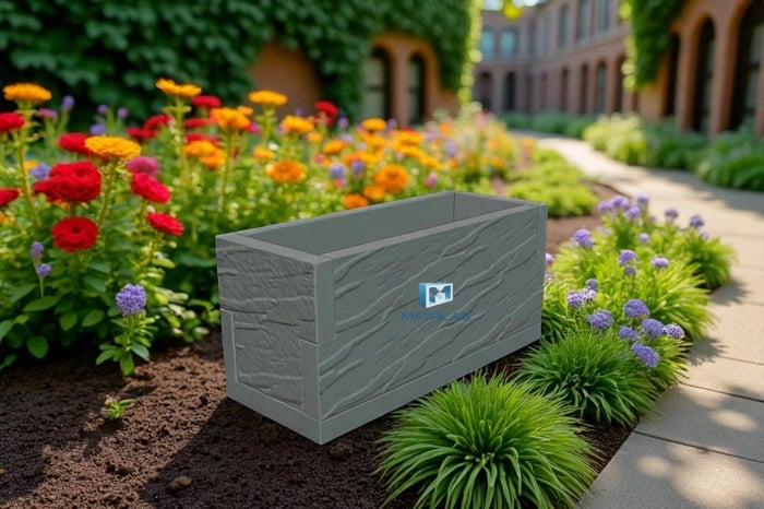 Matrita Jardiniera beton DELUXE  99.5x40x39.5 cm [6]
