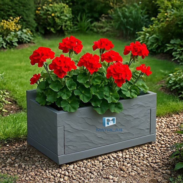 Matrita Jardiniera beton DELUXE  99.5x40x39.5 cm [4]