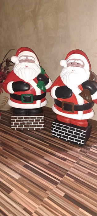Matrita Mos Craciun 48 cm H - set 2 bucati fata si spate [3]