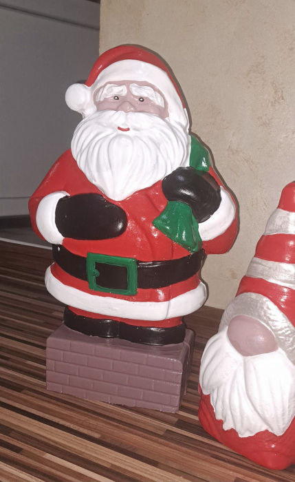 Matrita Mos Craciun 48 cm H - set 2 bucati fata si spate [4]
