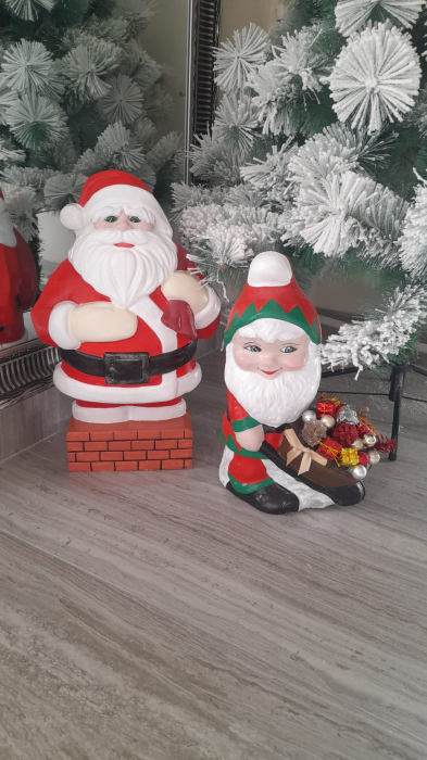 Matrita Mos Craciun 48 cm H - set 2 bucati fata si spate [2]