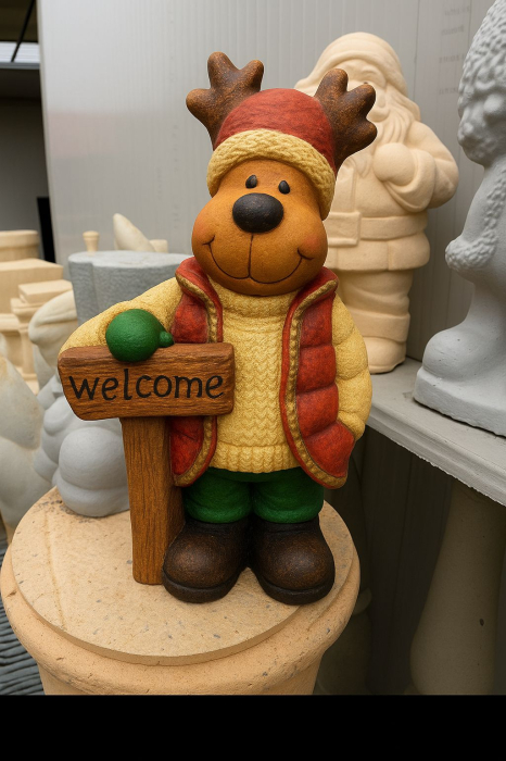 Matrita Ren Welcome  50 cm H - set 2 bucati fata si spate [4]