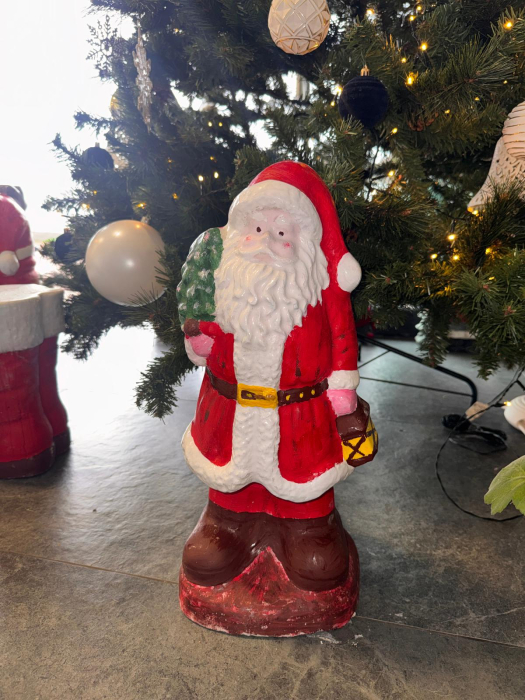 Matrita Santa Claus  50 cm H - set 2 bucati fata si spate [2]