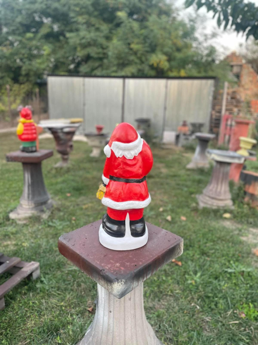 Matrita Santa Claus  50 cm H - set 2 bucati fata si spate [3]