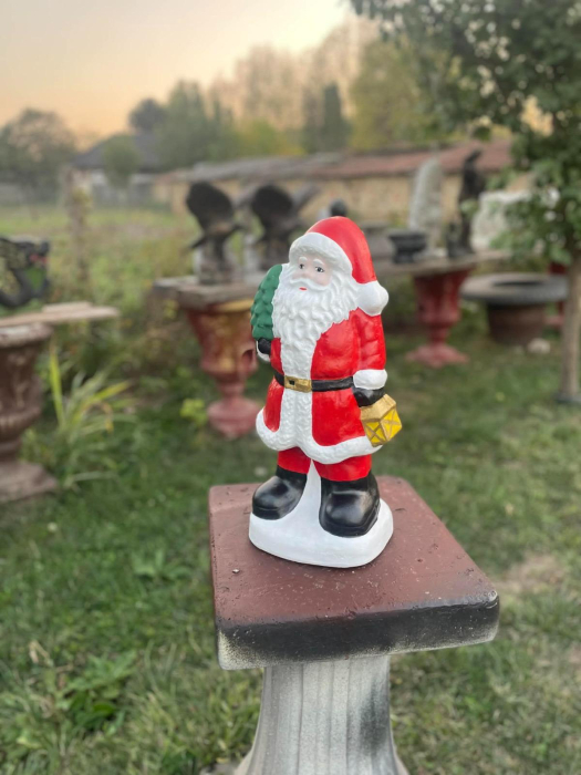 Matrita Santa Claus  50 cm H - set 2 bucati fata si spate [2]