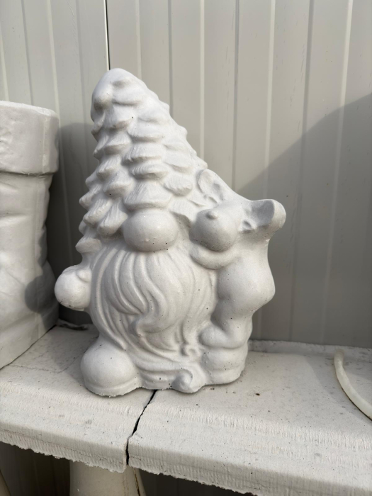 Matrita Gnom brad de Craciun  34 cm H - set 2 bucati fata si spate [6]