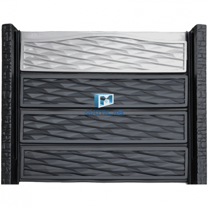 Set matrite gard panou complet cu 4 matrite de gard si 2 stalpi [2]