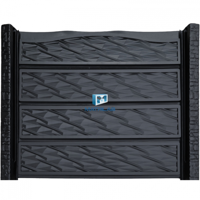 Set matrite gard panou complet cu 4 matrite de gard si 2 stalpi [2]
