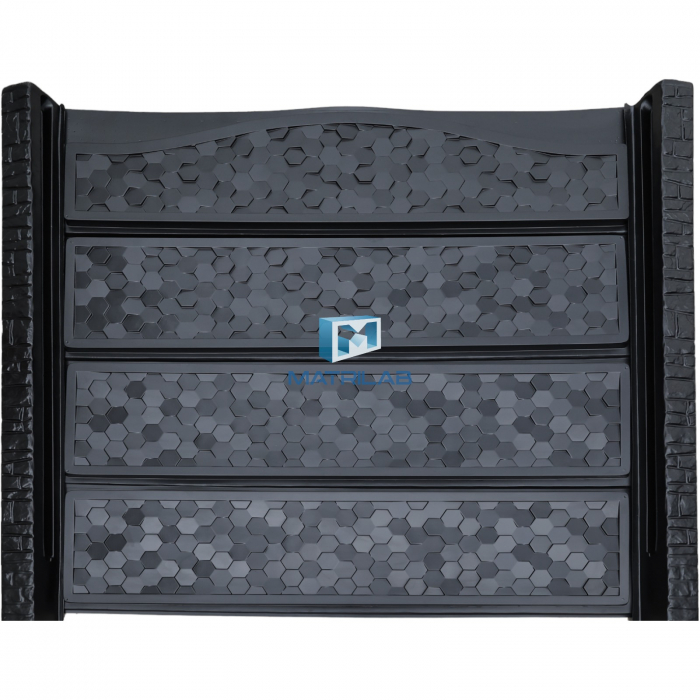 Set matrite gard panou complet cu 4 matrite de gard si 2 stalpi [3]