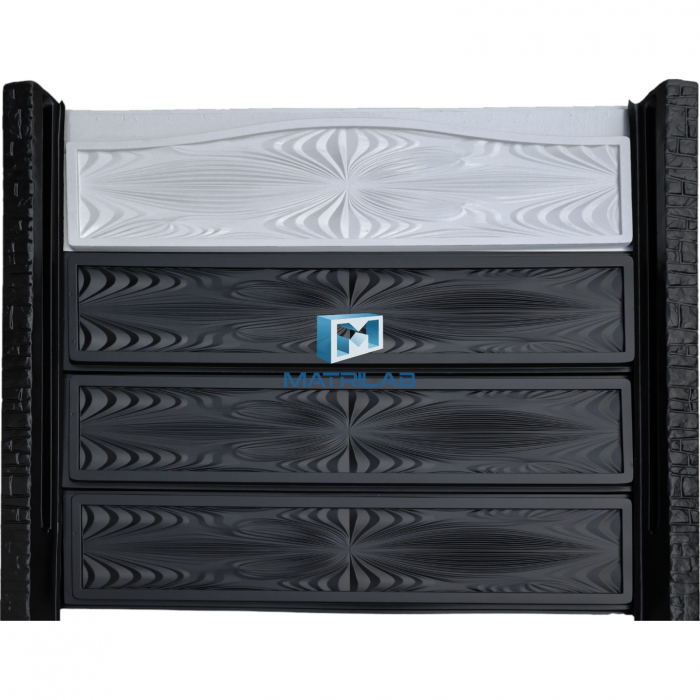 Set matrite gard panou complet cu 4 matrite de gard si 2 stalpi [2]
