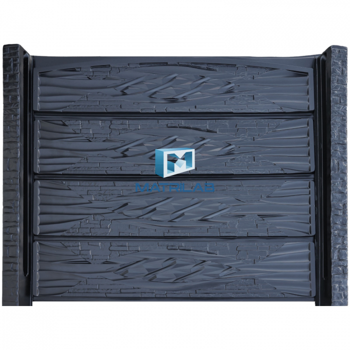 Set matrite gard panou complet cu 4 matrite de gard si 2 stalpi [3]