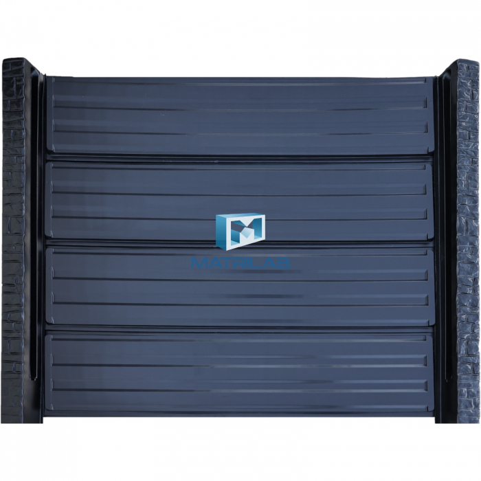 Set matrite gard panou complet cu 4 matrite de gard si 2 stalpi [2]