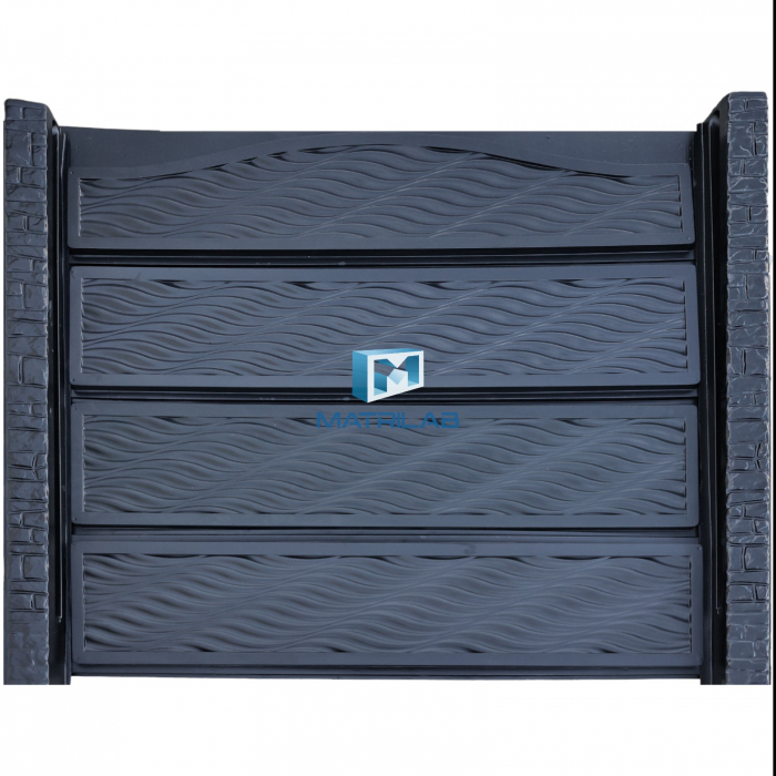 Set matrite gard panou complet cu 4 matrite de gard si 2 stalpi [2]