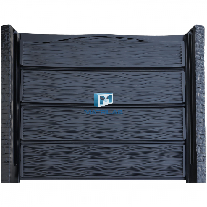 Set matrite gard panou complet cu 4 matrite de gard si 2 stalpi [2]