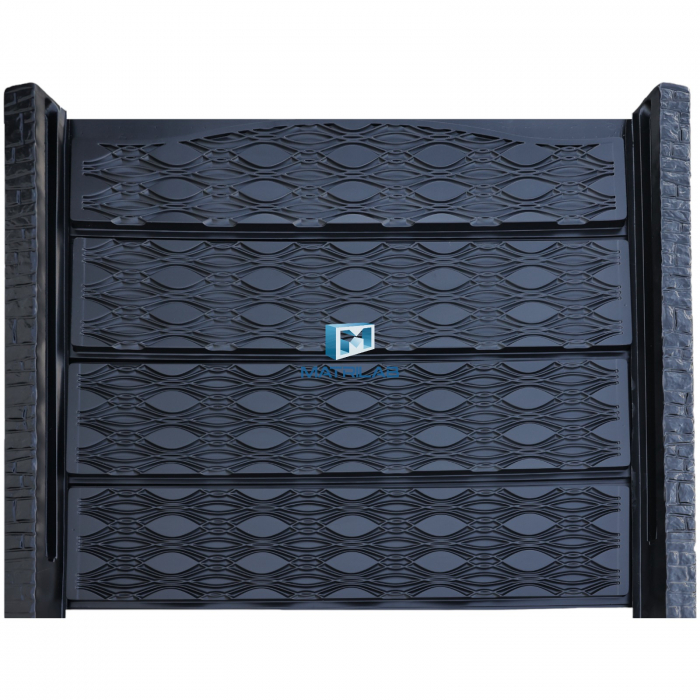 Set matrite gard panou complet cu 4 matrite de gard si 2 stalpi [2]