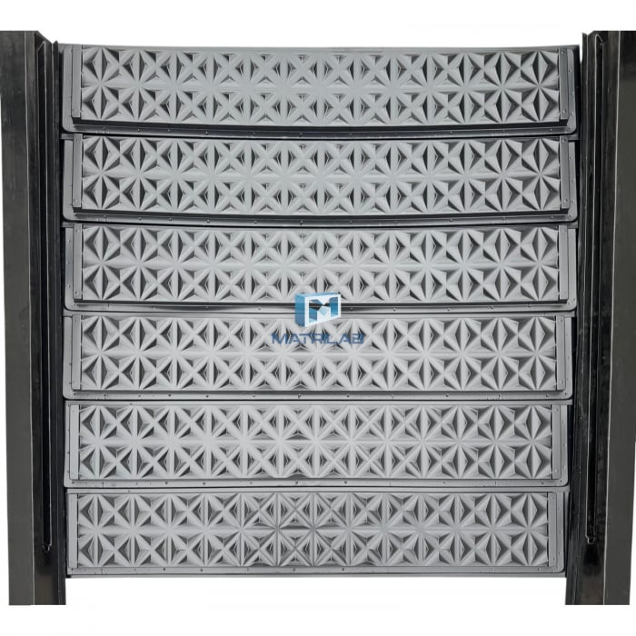 Set matrite gard panou complet cu 6 matrite de gard si 2 stalpi - FLOWERS [1]