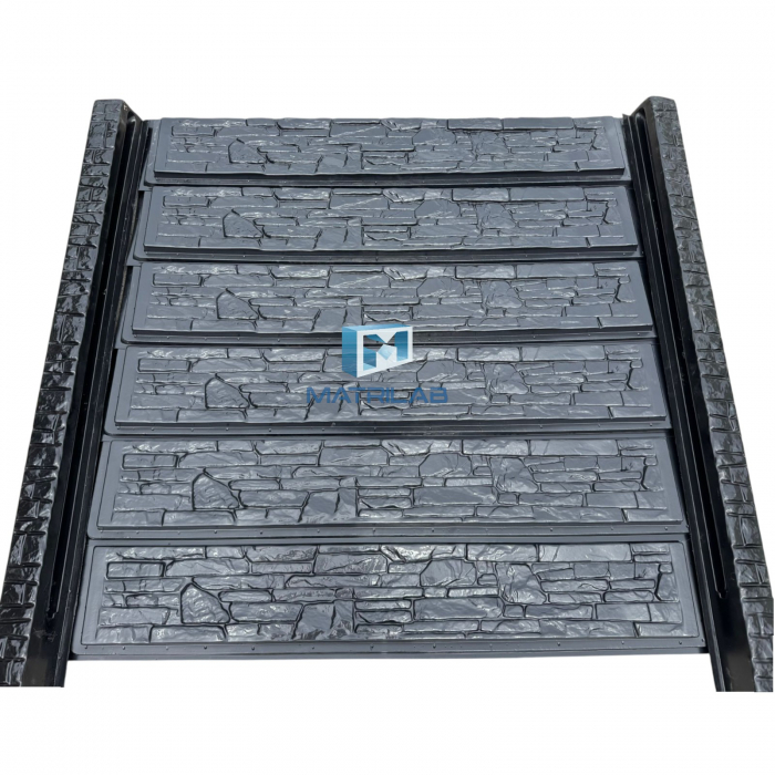 Set matrite gard panou complet cu 6 matrite de gard si 2 stalpi - PIATRA NATURALA PUISOR [2]