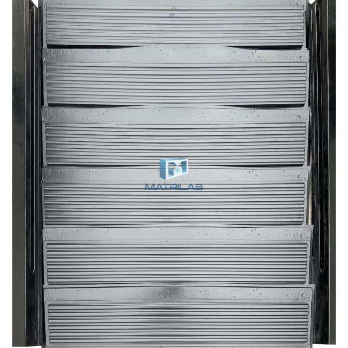 Set matrite gard panou complet cu 6 matrite de gard si 2 stalpi - LINII ORIZONTALE [1]