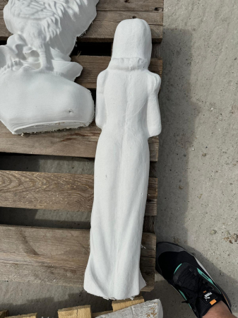 Matrita Alba ca Zapada 2 68 cm H - set 2 bucati fata si spate [4]
