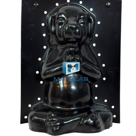 Matrite decoratiuni gradina - Matrita caine in meditatie 39 cm H