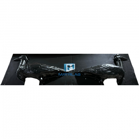 Matrita BARZA TATA 60 cm H - set 2 bucati fata si spate [2]