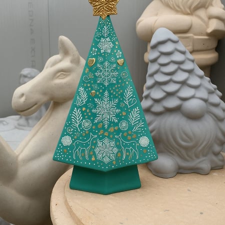 Matrita Bradut  38 cm H - set 2 bucati fata si spate [1]