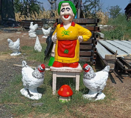 Matrita Bunicuta cu matura 56 cm H - set 2 bucati fata si spate [4]
