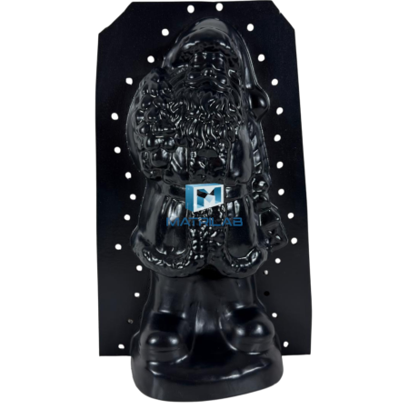 Matrita Santa Claus  50 cm H - set 2 bucati fata si spate [3]