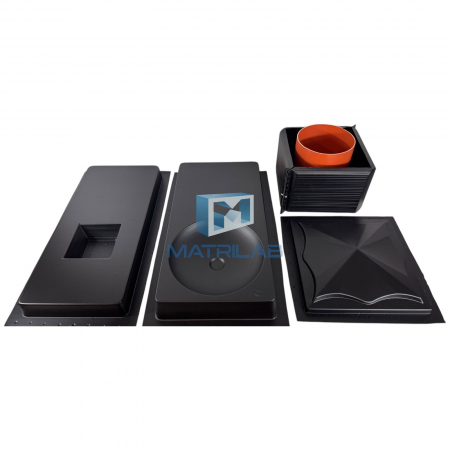 Matrite decoratiuni gradina - Matrita cismea ZEN - Set 4 piese