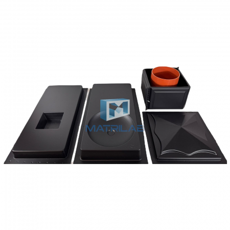 Matrite decoratiuni gradina - Matrita cismea REGAL - Set 4 piese