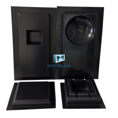 Matrite decoratiuni gradina - Matrita cismea MODULO 30x30 cm - 4 piese