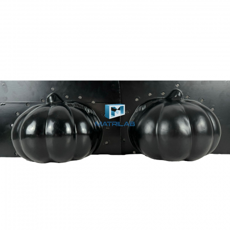 Matrite decoratiuni gradina - Matrita Dovleac 20 cm H - set 2 bucati fata si spate