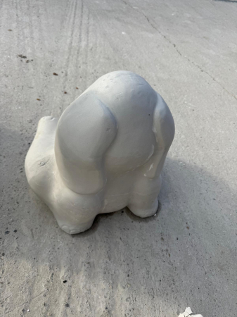Matrita Elefant  41 cm H - set 2 bucati fata si spate [3]