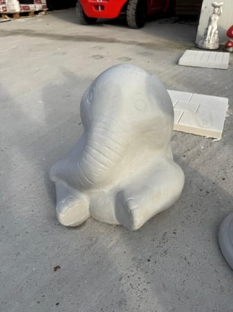 Matrita Elefant  41 cm H - set 2 bucati fata si spate [1]